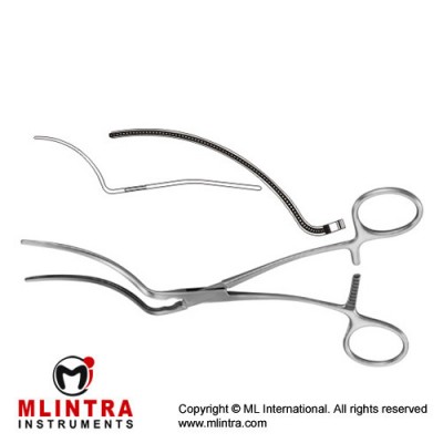 DeBakey-Wylie Atrauma Peripheral Vascular Clamp Stainless Steel, 19.5 cm - 7 3/4"